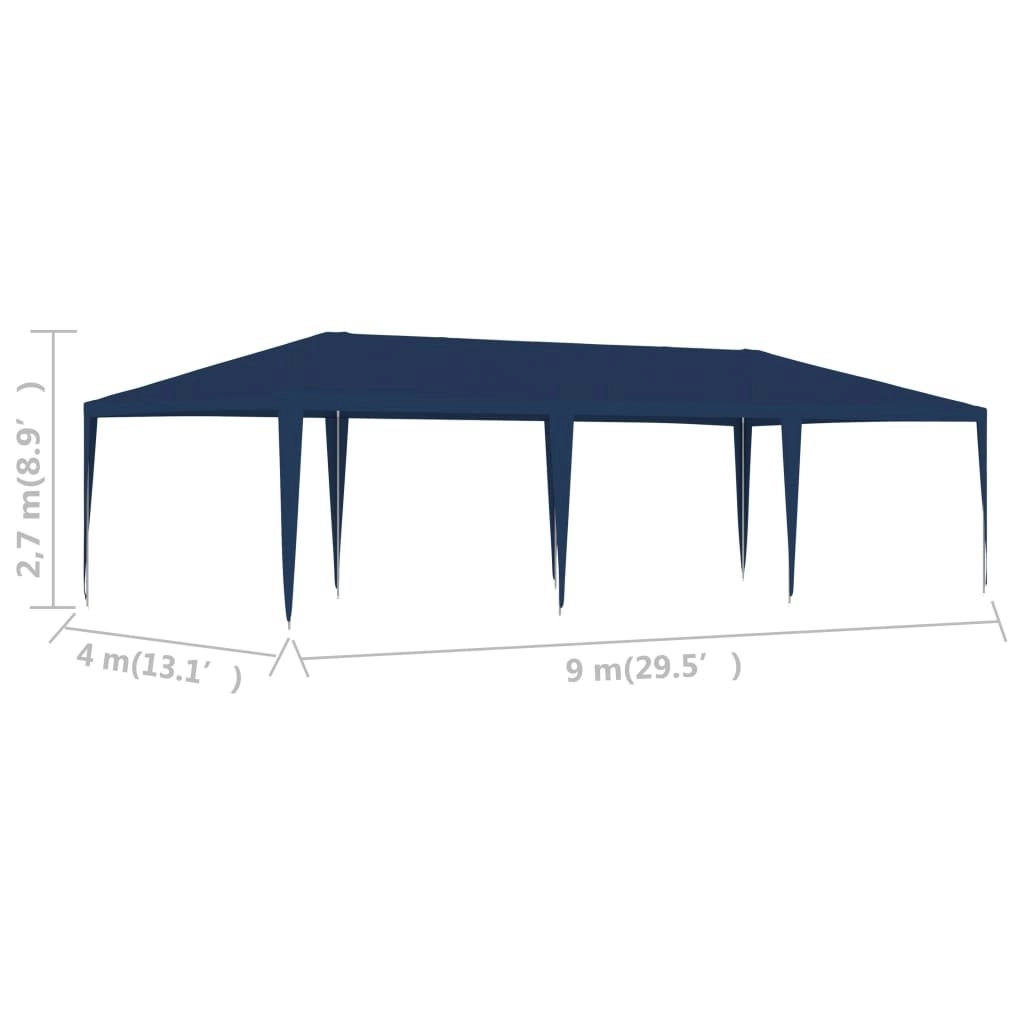 Party Tent 4x9 m Blue 48505