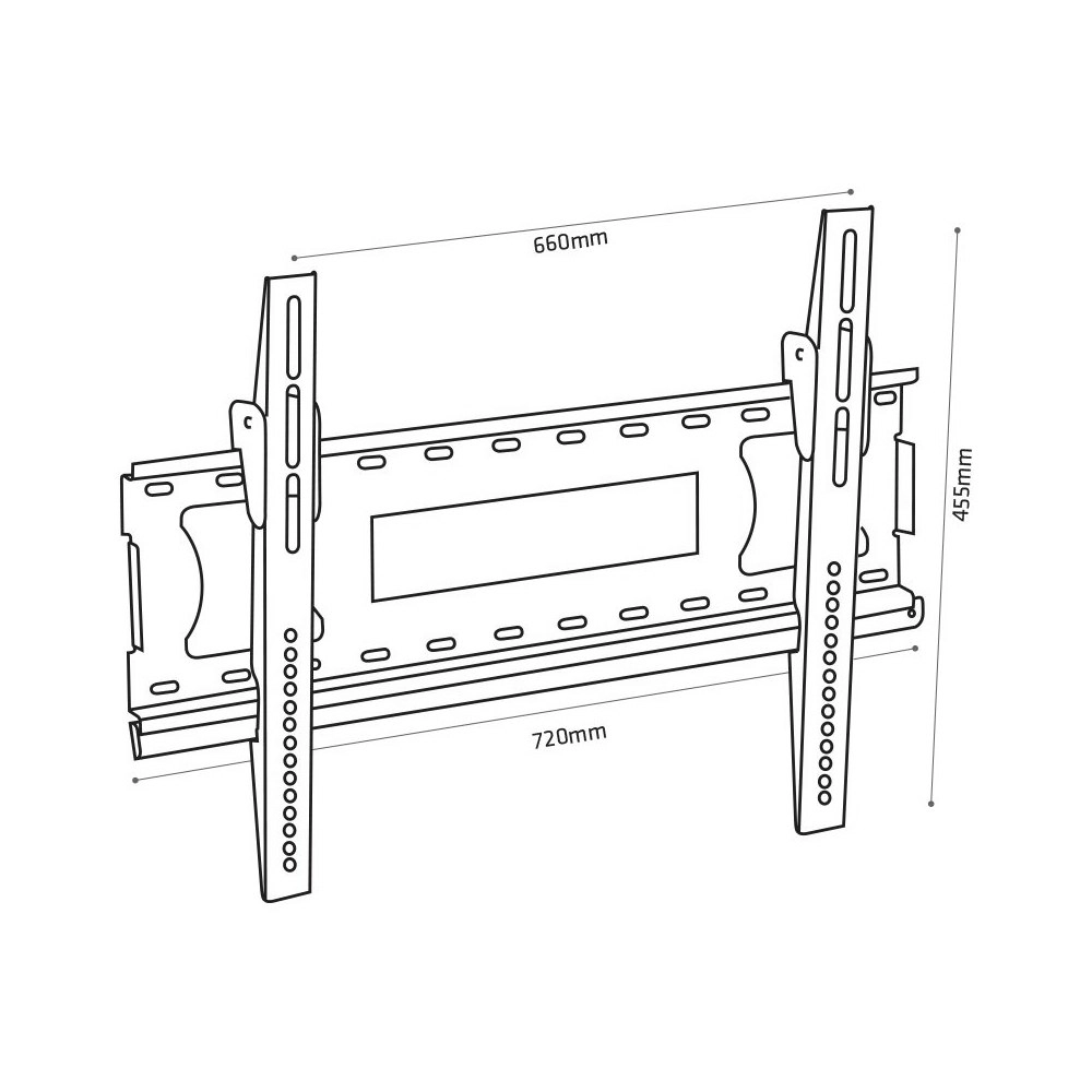 Doss Lcdp10B 37-65in Universal Plasma/LCD/LED Smart TV Wall Mount Bracket w/Tilt