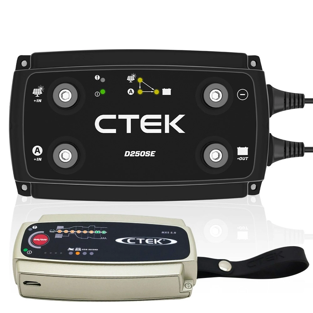 CTEK D250SE Dual Input DC-DC 20A Smart Battery Charger, Power Bank