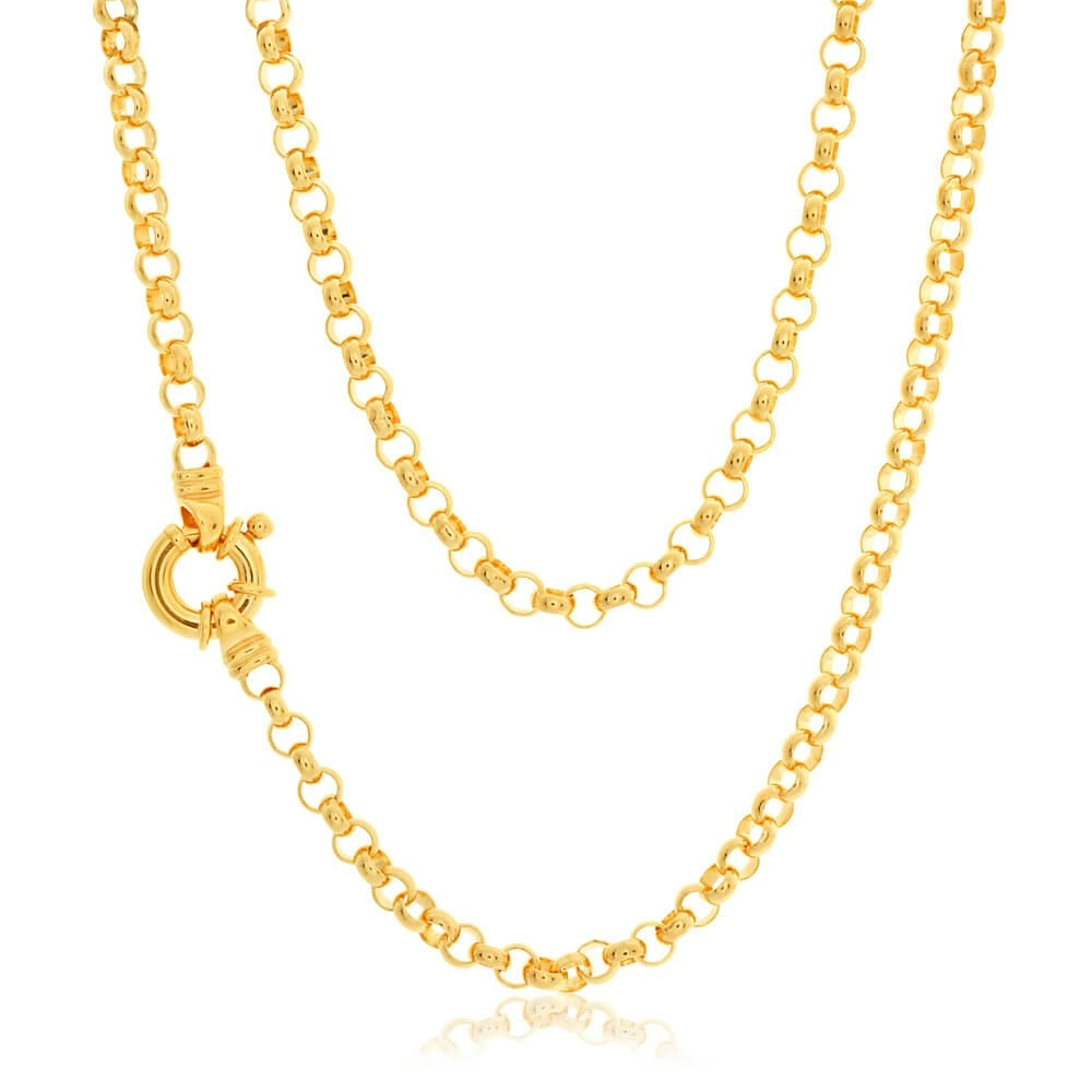 9ct Yellow Gold Belcher Chain