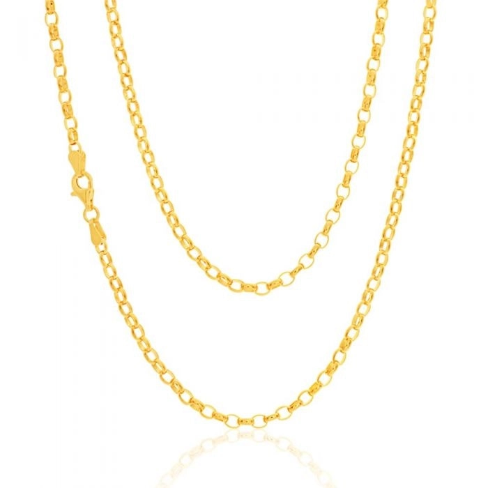 9ct Charming Yellow Gold Belcher Chain