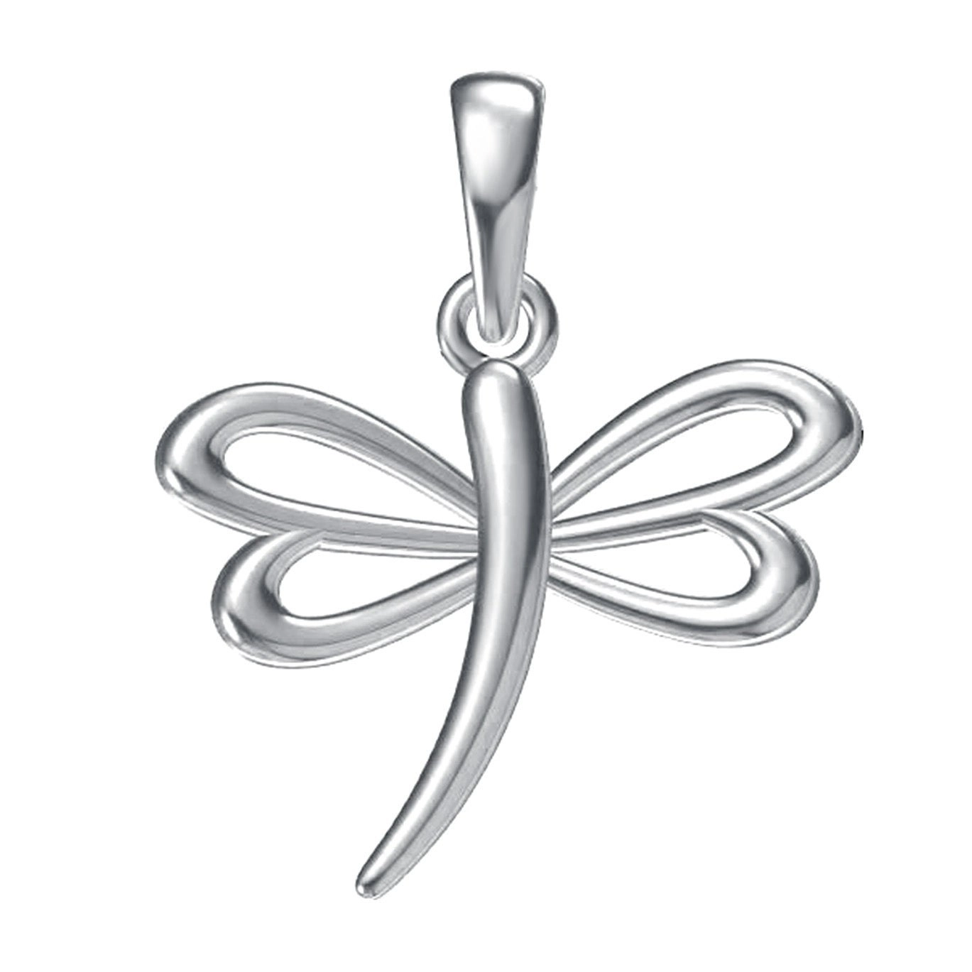 Sterling Silver Dragonfly Pendant