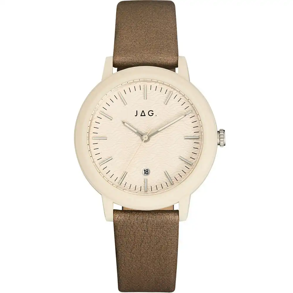 Jag J2630 Bronte Beige Vegan Leather Womens Watch