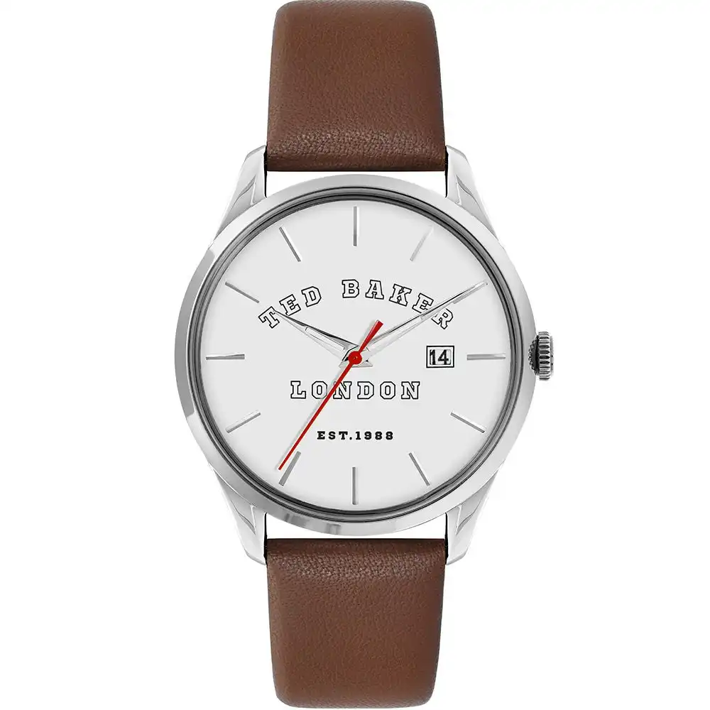 Ted Baker BKPLTF206 Leytonn Brown Leather Mens Watch