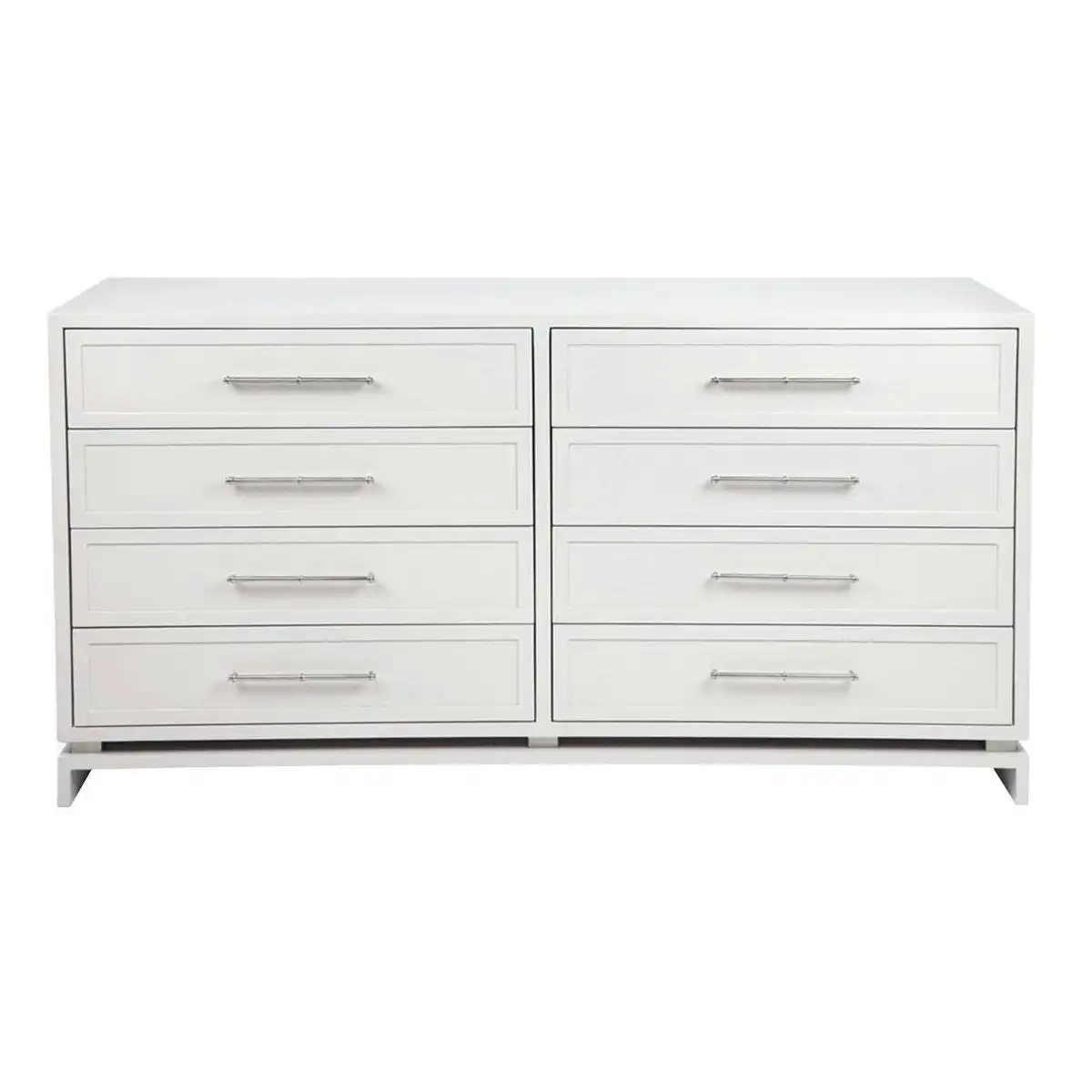 Pearl 8 Drawer Chest - White