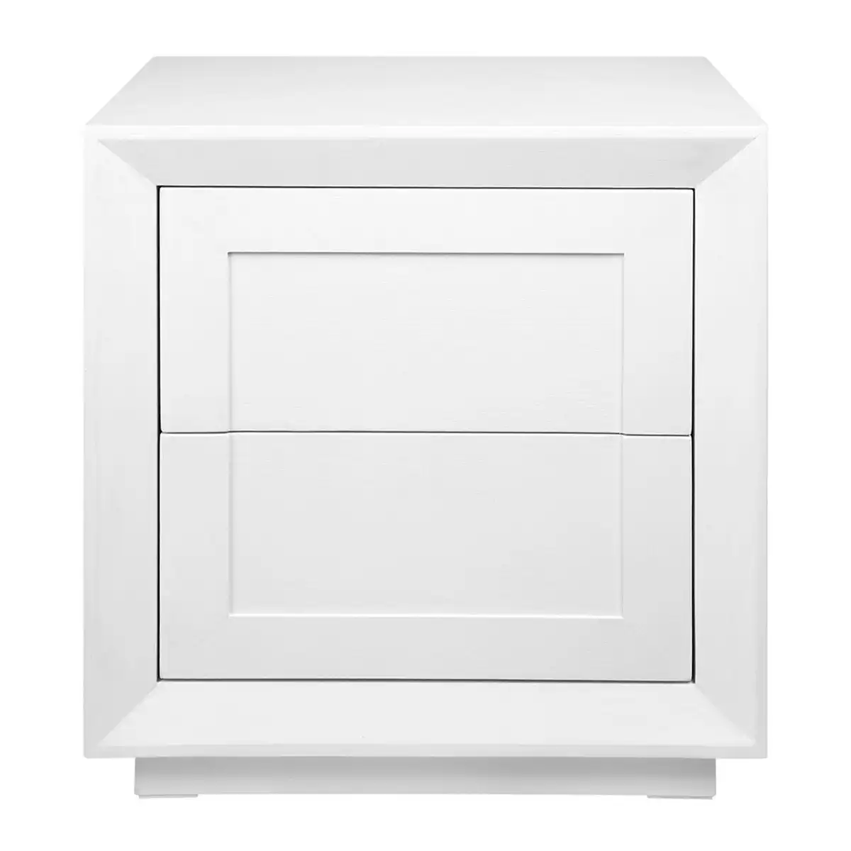 Balmain Tall Bedside Table - White