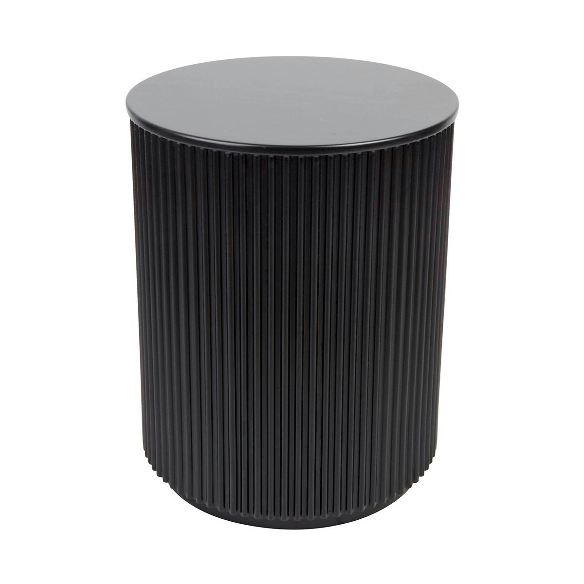 Nomad Round Side Table - Black