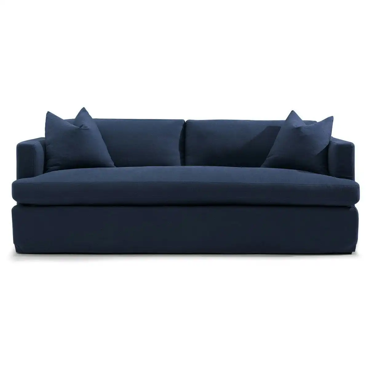 Birkshire 3 Seater Slip Cover Sofa - Navy Linen