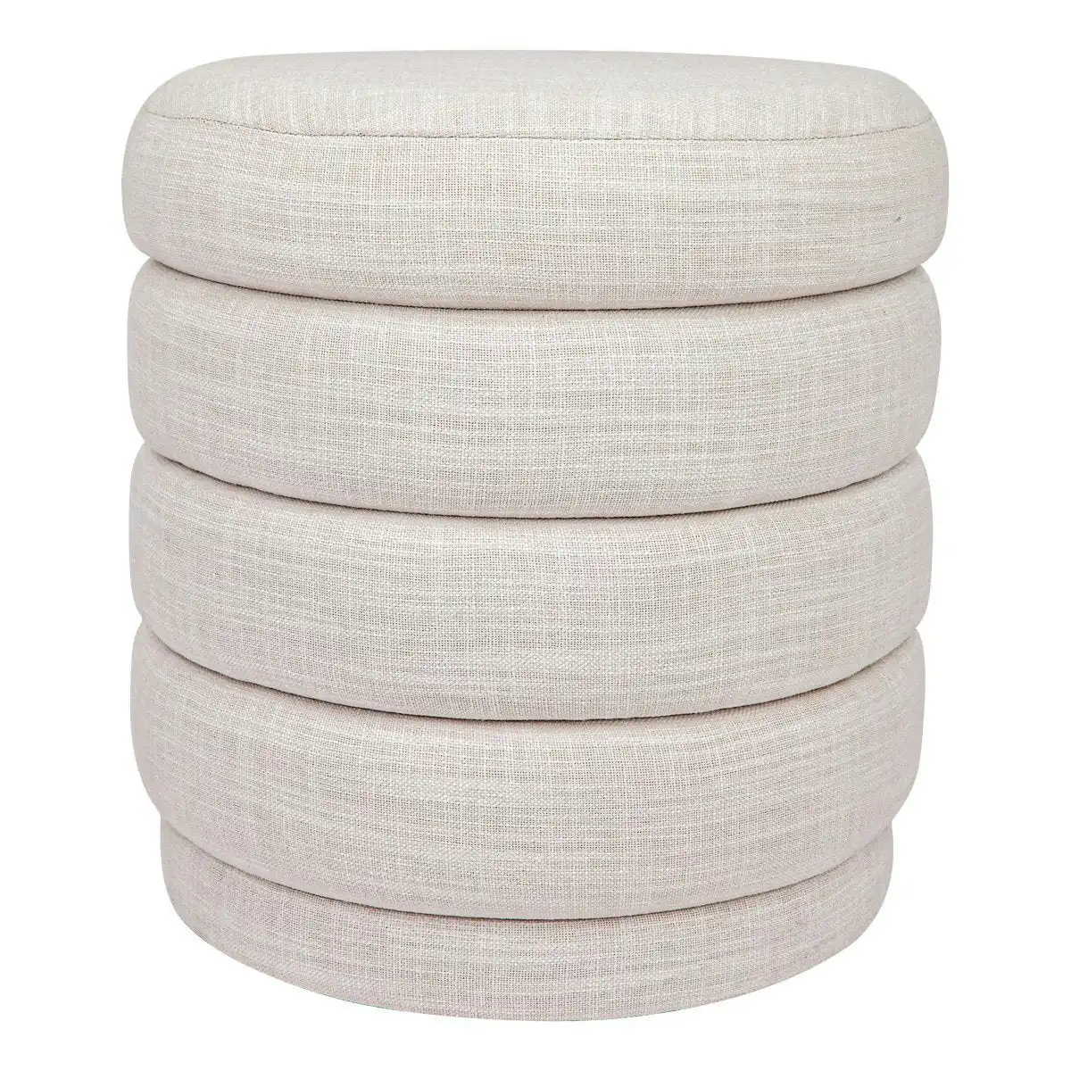 Demi Stool - Off White Linen