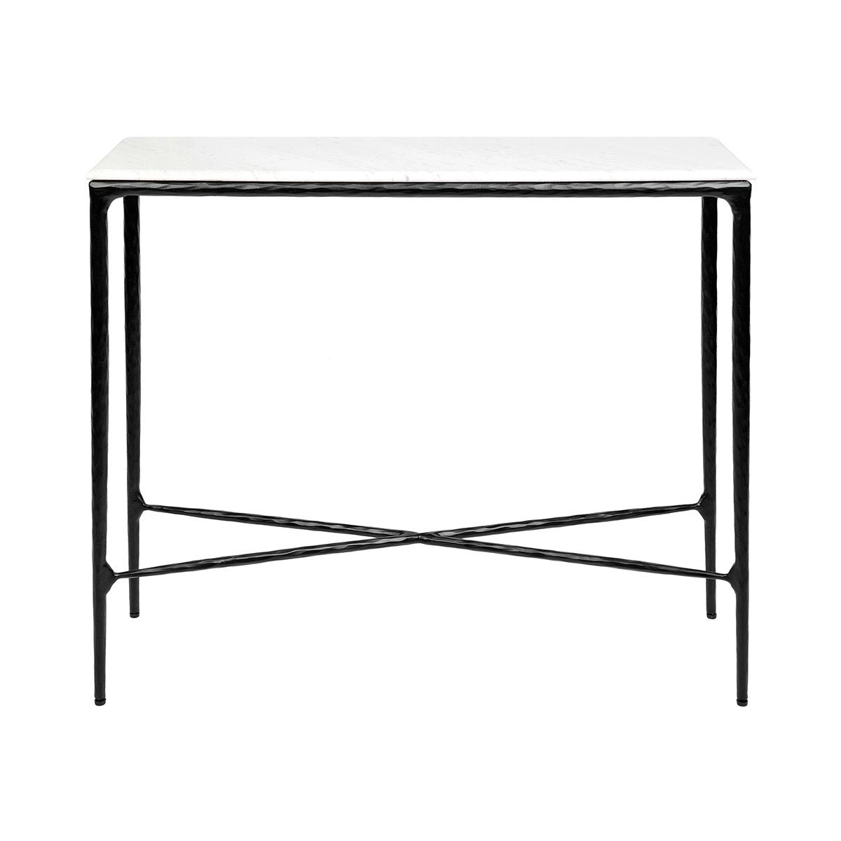 Heston Marble Console Table - Small Black