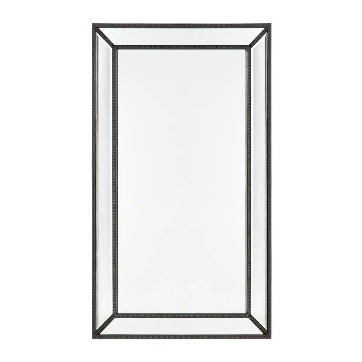 Zeta Wall Mirror - Medium Black