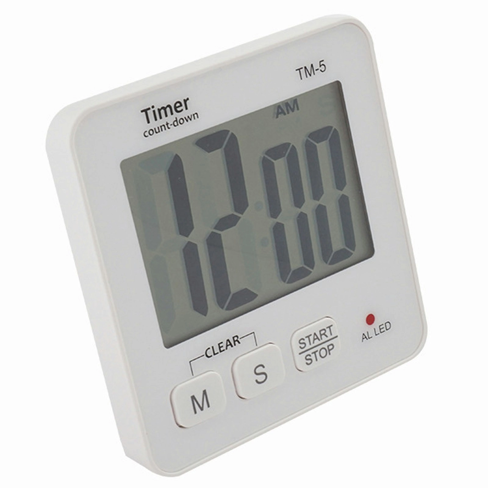 Todo Digital LCD Countdown Timer 100min Magnetic Clock Count Down Alarm Kitchen Sport