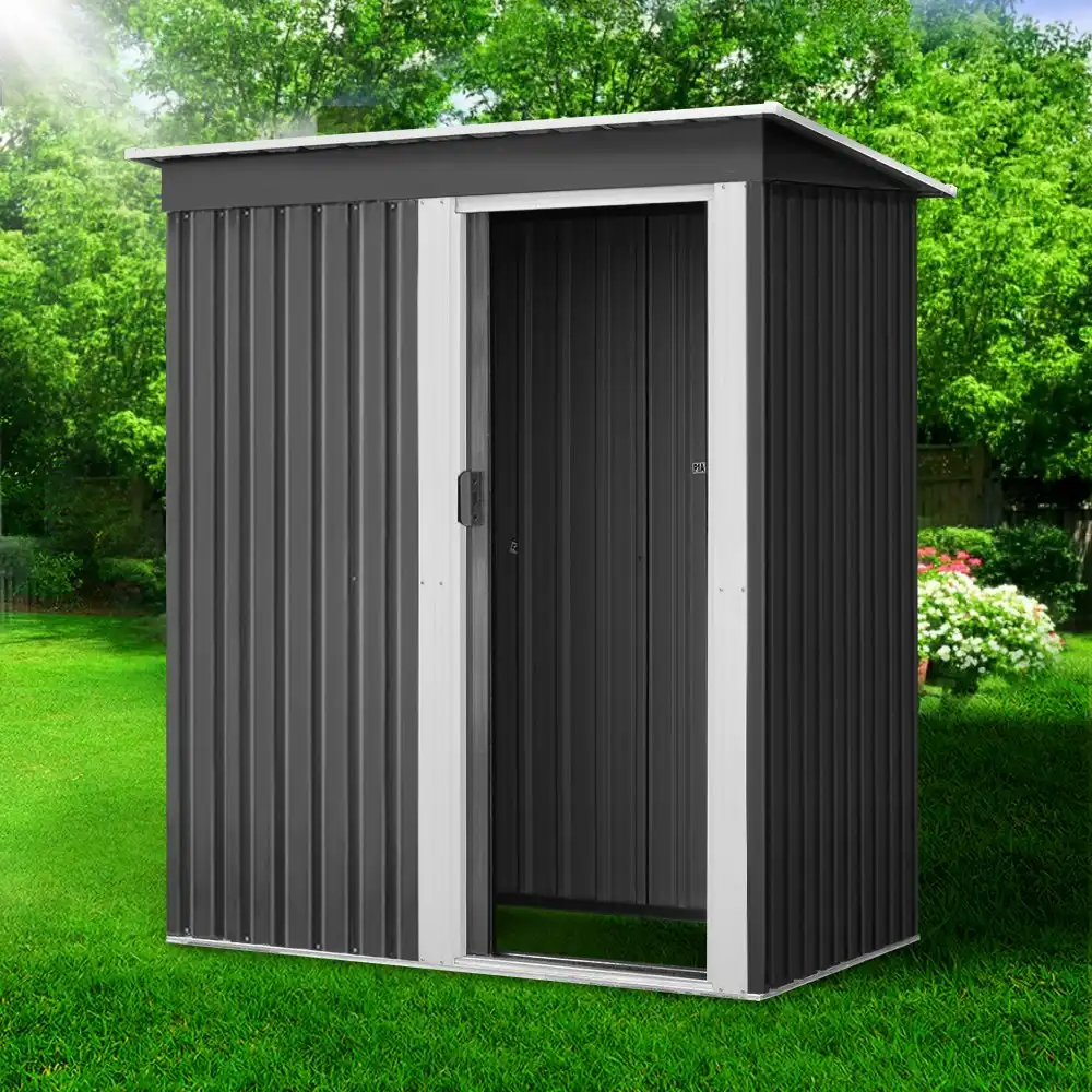 Giantz Garden Shed 1.62x0.86M Sheds Outdoor Storage Tool Workshop House Shelter Sliding Door