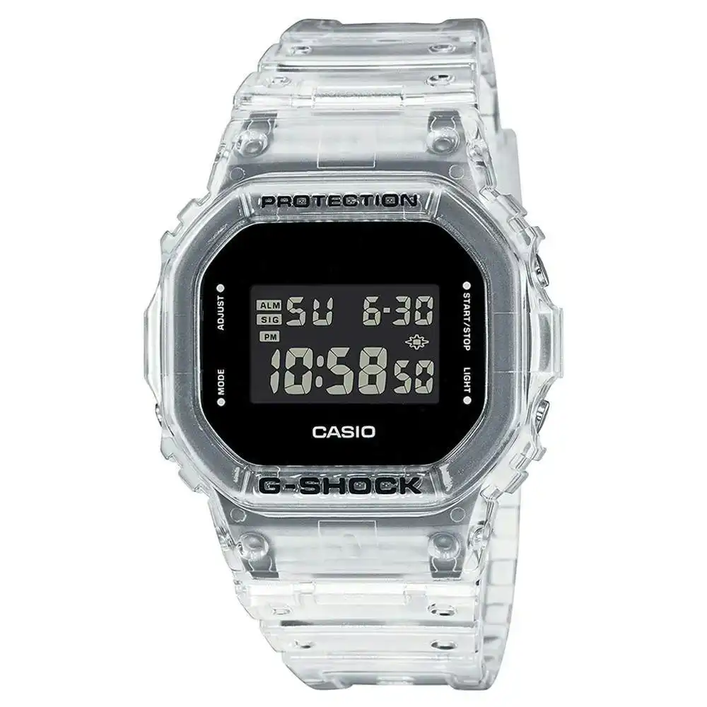 G-Shock Digital Skeleton Transparent Series DW5600SKE-7D