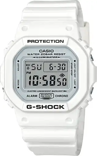 G-Shock White Digital DW5600MW-7D