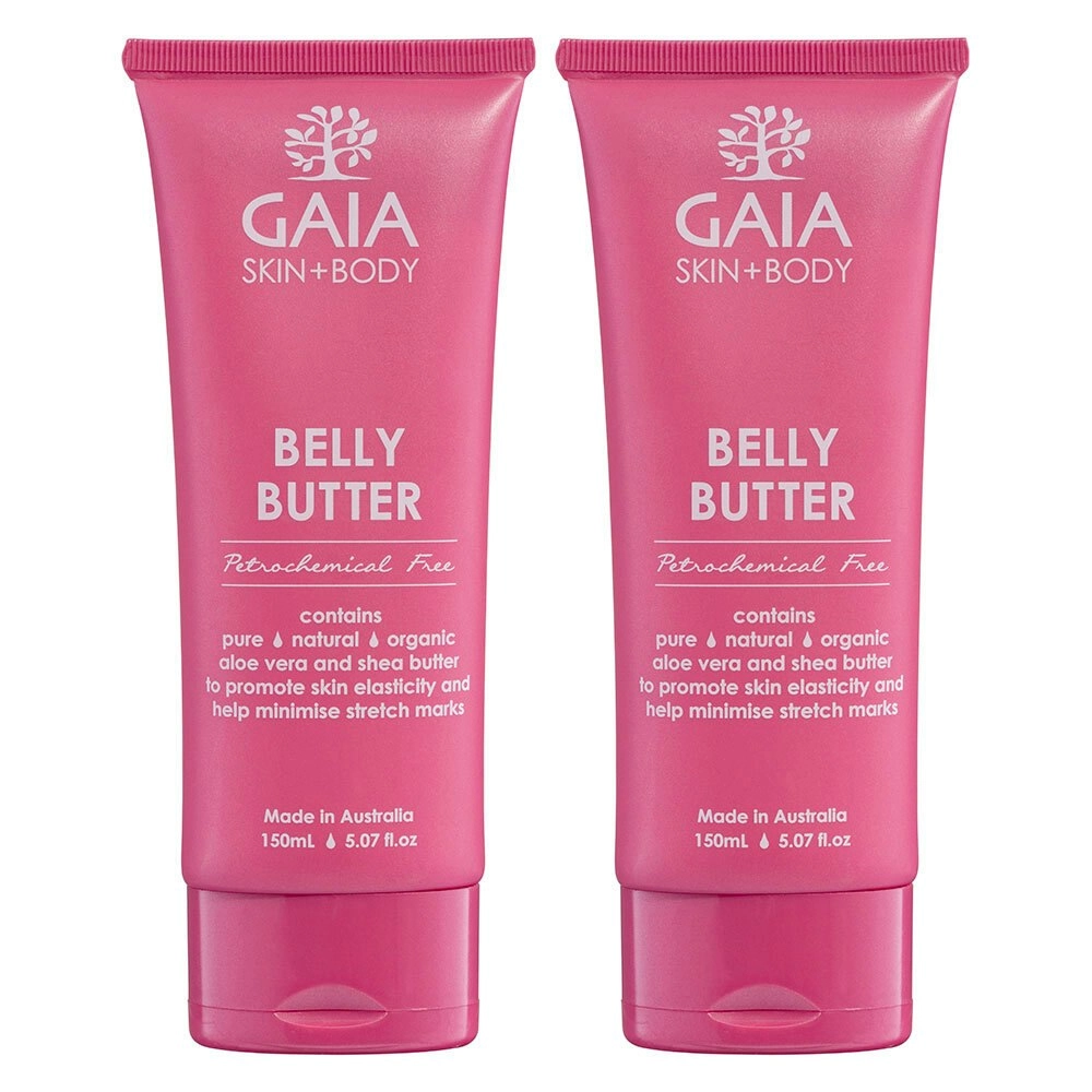 Gaia 300ml Pure/Natural/Organic Belly Butter/Cream Women/Moms Skin Pregnancy