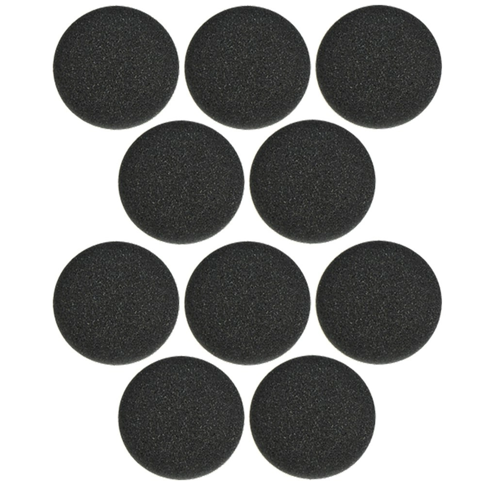 10pc Jabra Headset Replacement/Spare Foam Ear Cushion Pads For Evolve 20/65 BLK