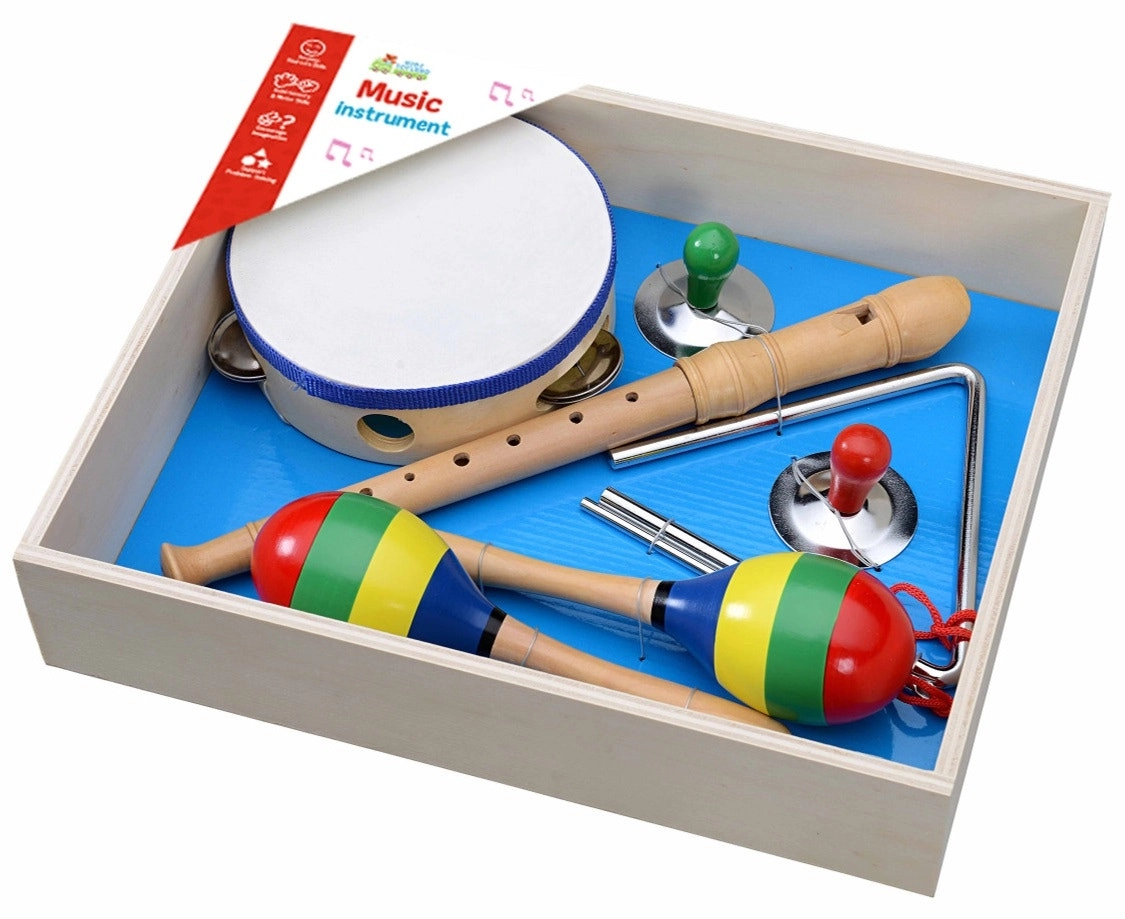 Wonder Co Wooden Recorder Music Box Set