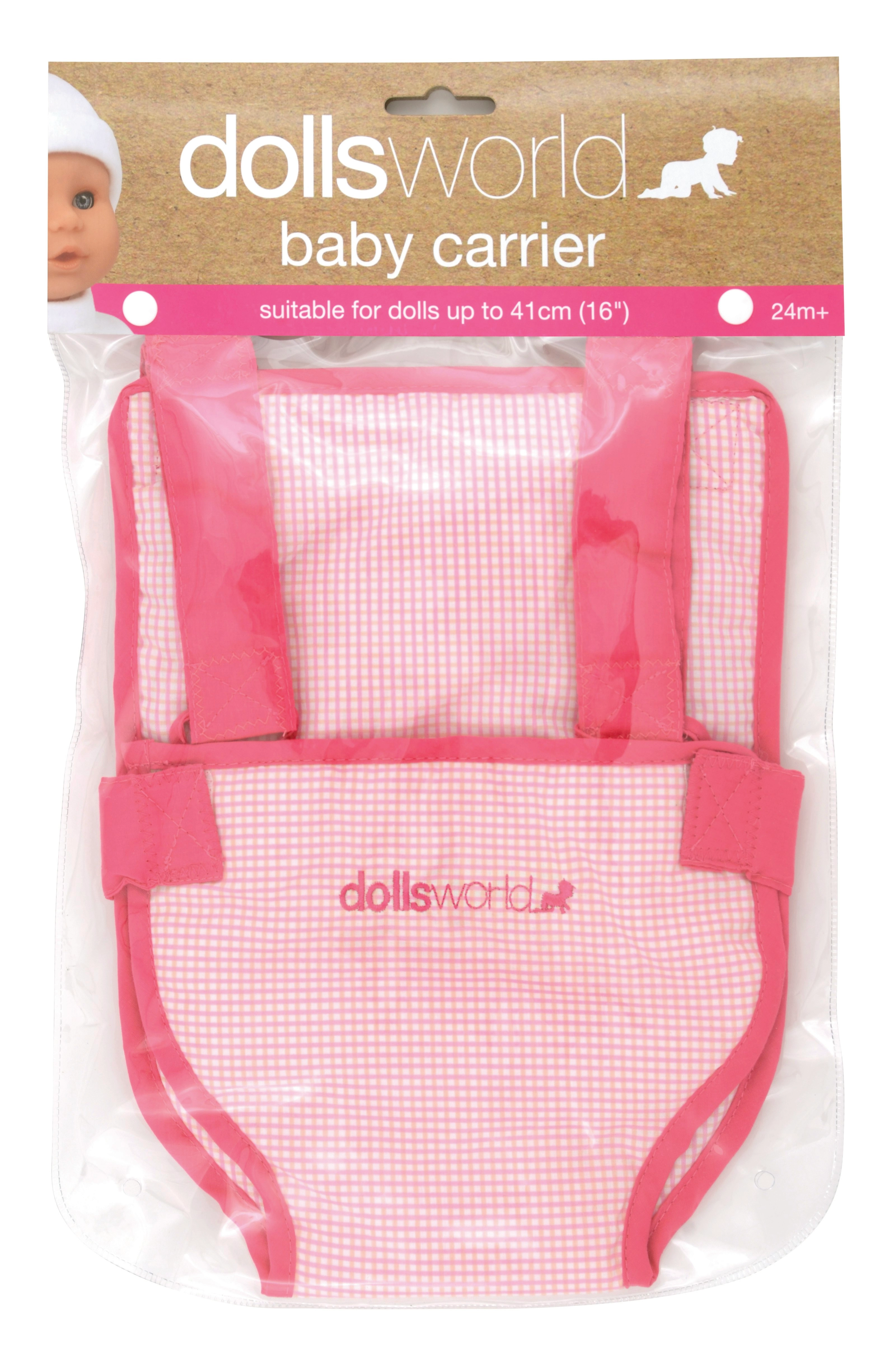 Dollsworld Gold Baby Carrier 41cm