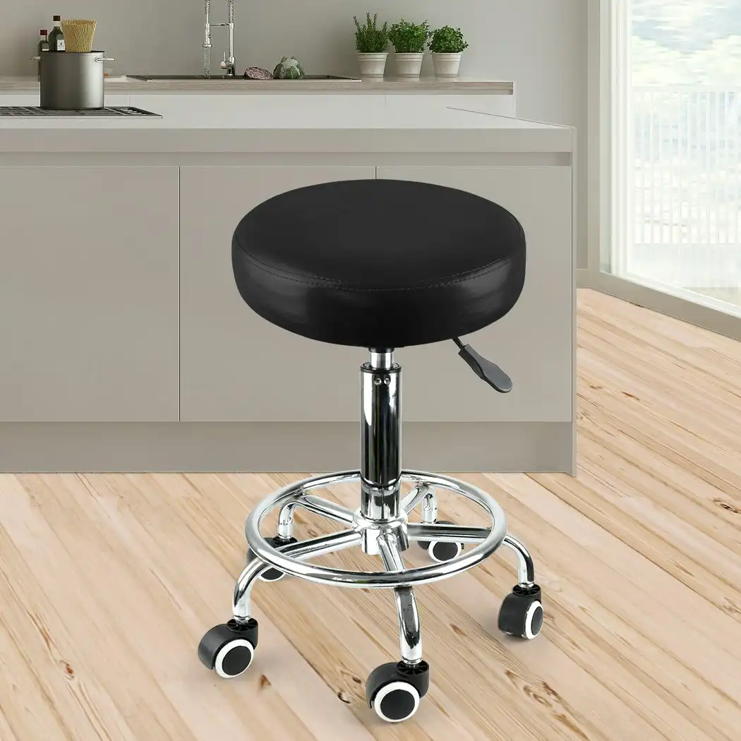 Levede Salon Stool Swivel Bar Stools Chairs Barber Hydraulic Lift Hairdressing