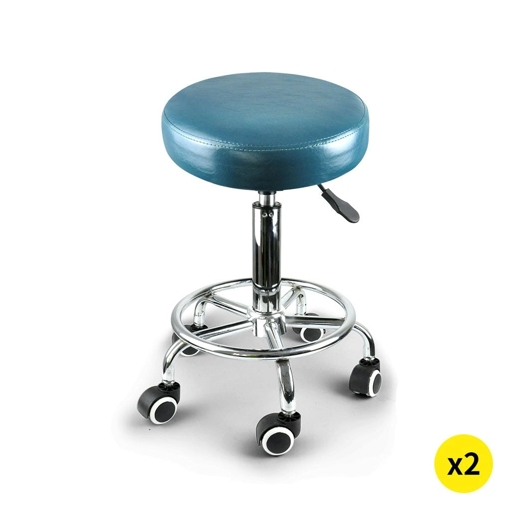 Levede 2x Barstool Swivel Salon Hairdressing Stool Barber Chair Equipment Beauty