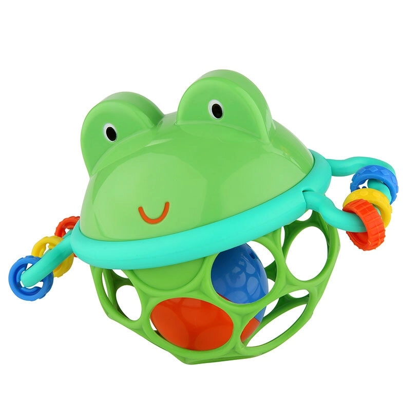 Bright Starts Oball Jingle & Shake Froggy Rattle Toys Pal Kids/Baby/Toddler 0m+