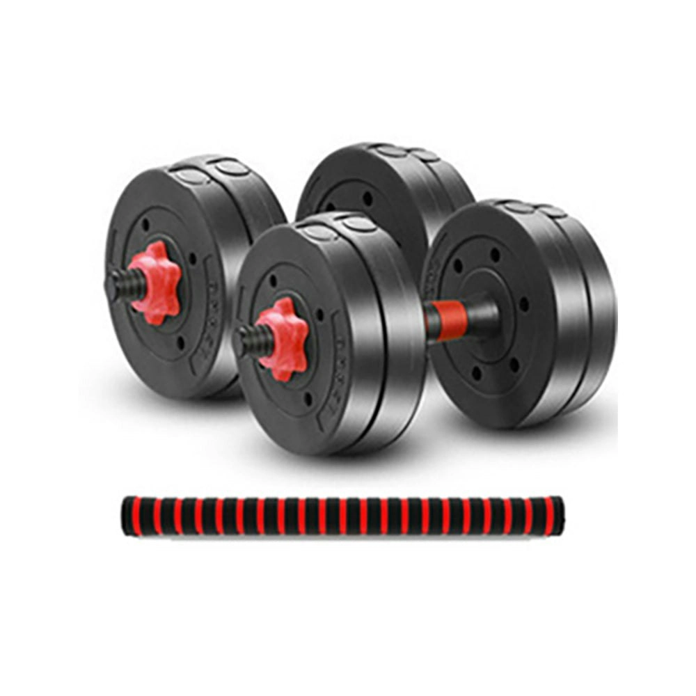 JMQ Fitness Adjustable Dumbbell Set Weight Dumbbells Barbell Home GYM Exercise Fitness - Black