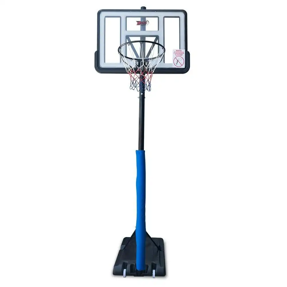 3.05M DUNK MASTER M021A2 Basketball Hoop System Height Adjustable Rim Kid White