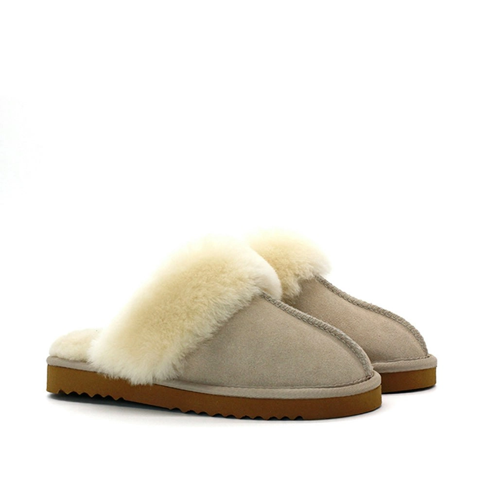 Waratah UGG® Wool Collar Scuff - Sand