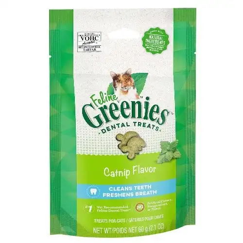 GREENIES Feline Dental Treats Catnip Flavour For Cats 60 Gm 5 Pack