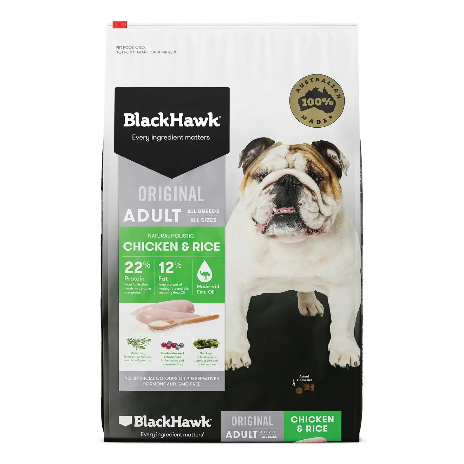 BlackHawk Chicken And Rice Adult Dog Dry Food 20 Kg