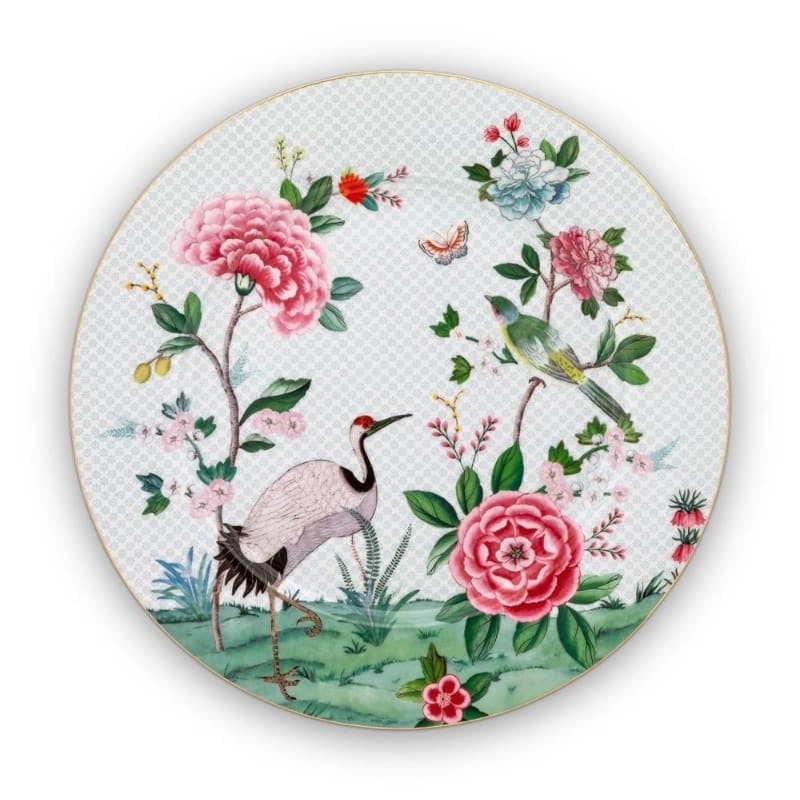 PIP Studio Blushing Birds Porcelain White 32cm Plate