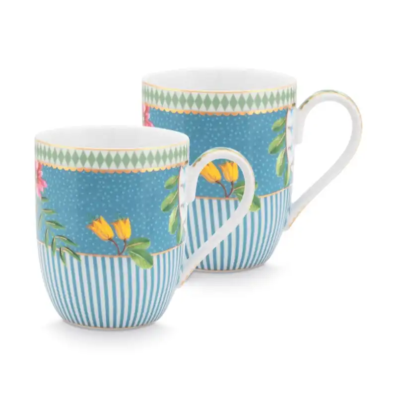 PIP Studio La Majorelle Blue 145ml Mugs Set of 2