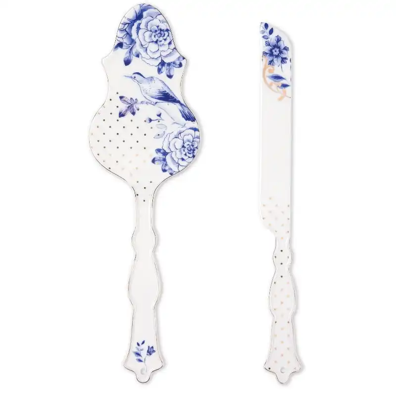 PIP Studio Royal White Cake Knife & Server