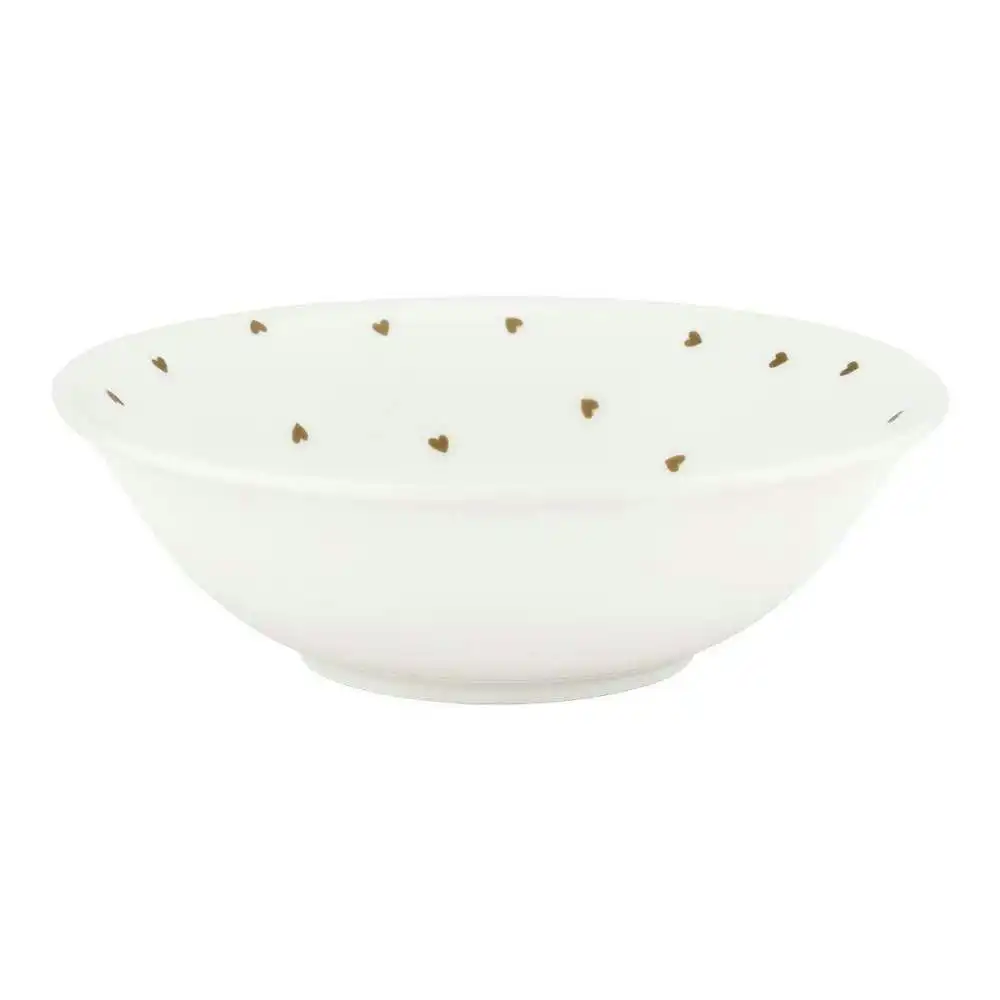 VTWonen White Golden Hearts 12.5cm Bowl