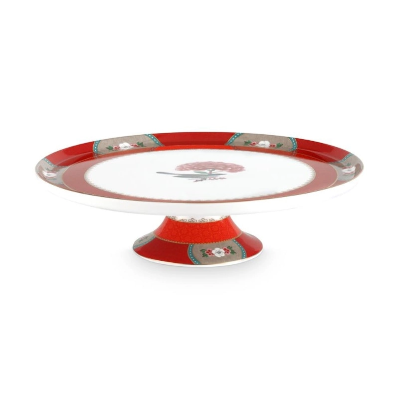 PIP Studio Blushing Birds Red Round Cake Tray