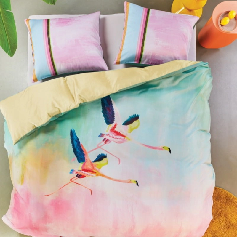 Oilily Colorful Birds Cotton Multi Quilt Cover Set