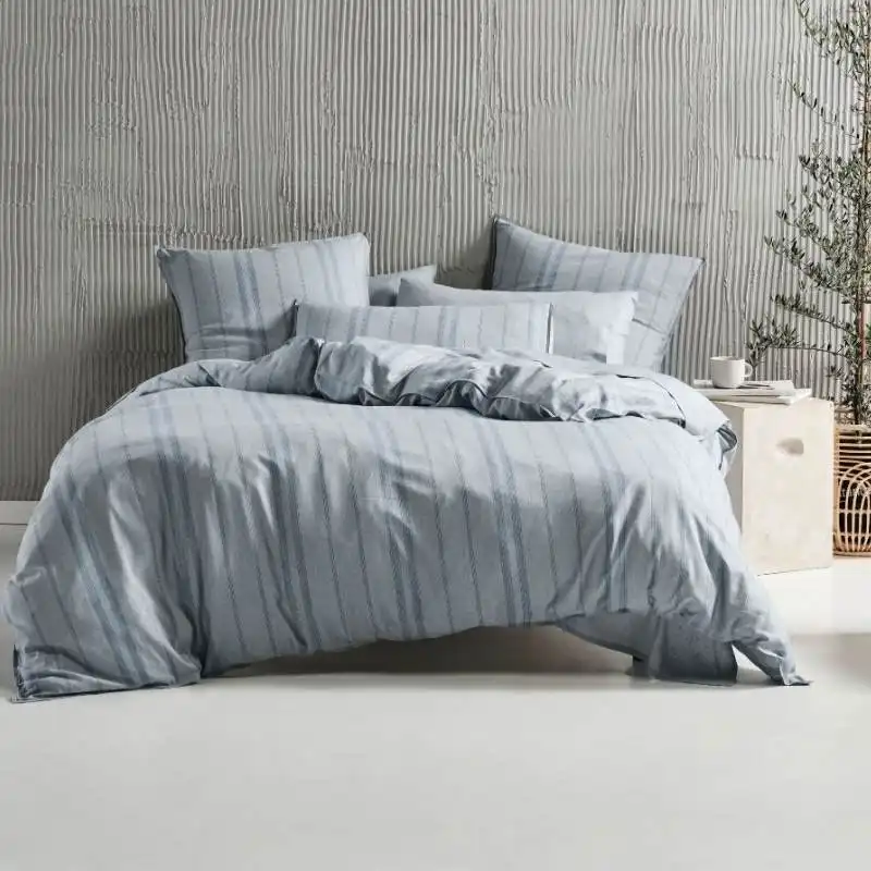 Linen House ReJeaneration Hali Silver Quilt Cover Set