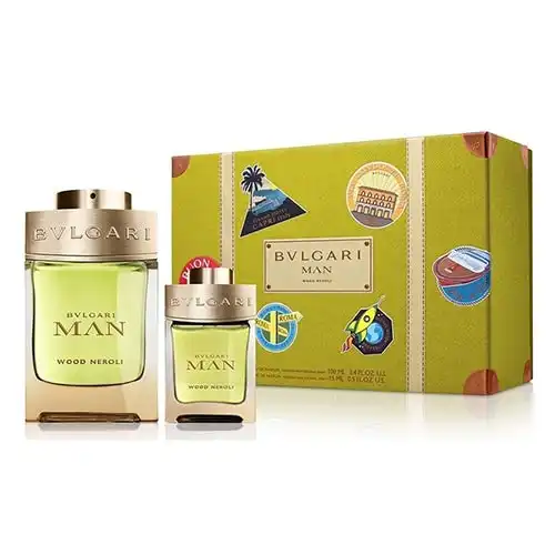 Bvlgari Man Wood Neroli 2Pc Gift Set for Men by Bvlgari