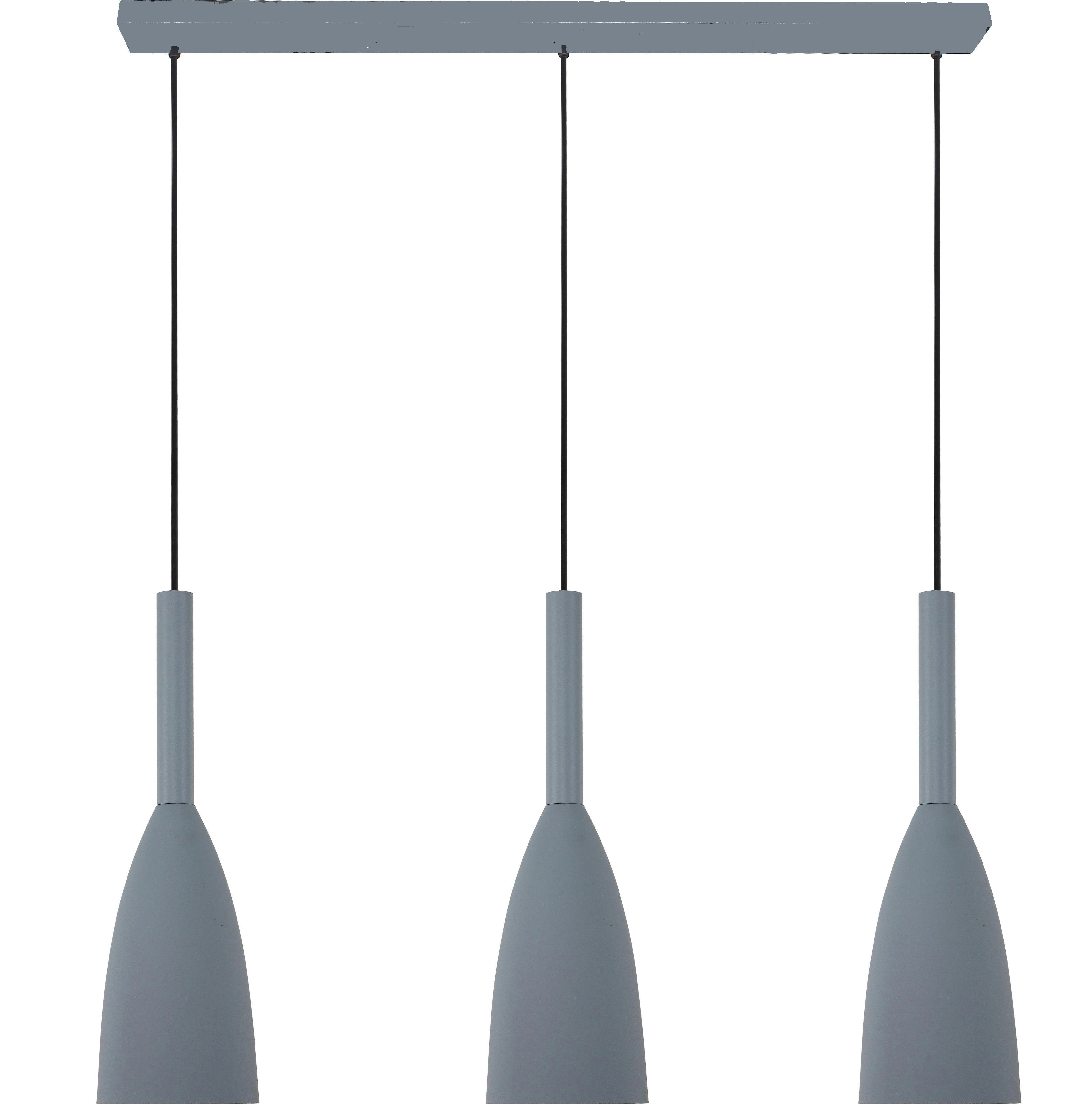 URBAN - Modern Feature Pendant - Urban 3 Light Grey Pendant