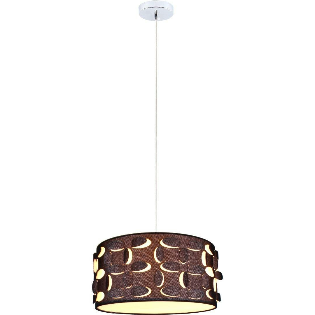 Buko 50cm Black Fabric Drum Pendant CLEARANCE