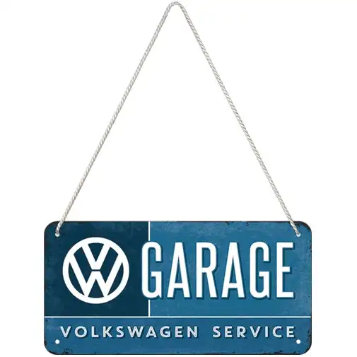 Nostalgic Art Metal 10x20cm Wall Hanging Sign VW Garage Home/Office/Cafe Decor