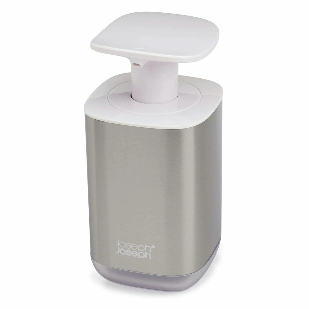 Joseph Joseph Presto Steel 8x16cm Bathroom/Kitchen Soap Pump Liquid Dispenser WT