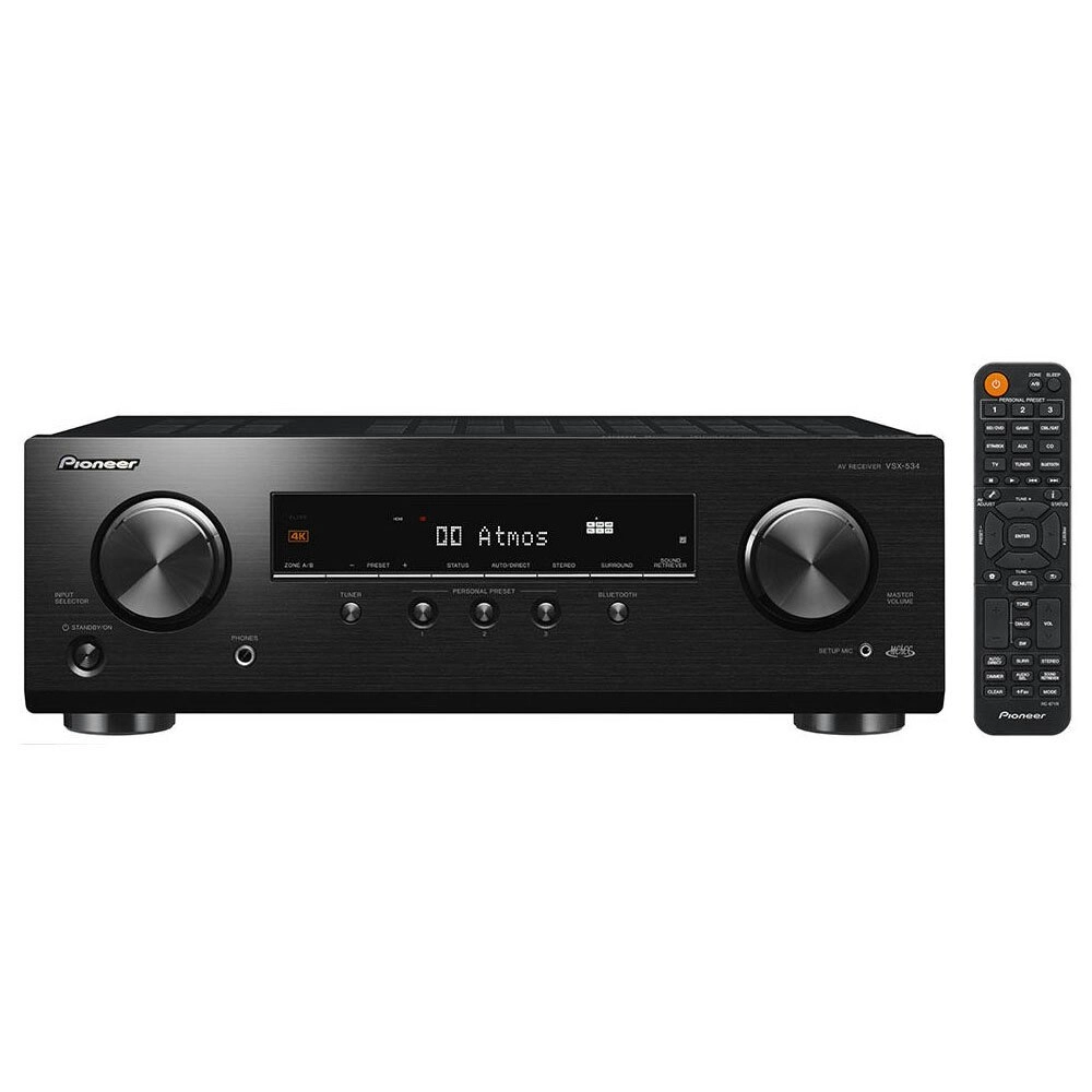 Pioneer VSX534 5.2CH AV Receiver Dolby Atmos 4K/HDR 465W Home Theatre Amplifier