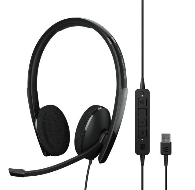 Sennheiser Wired ADAPT 160T USB-A II On-Ear Double-Sided Work Headset/Headphone