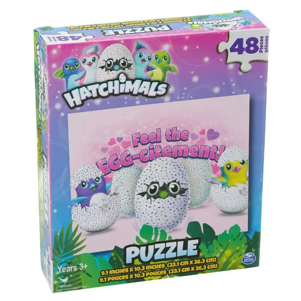 48pc Hatchimals Birds Background Jigsaw Puzzle Educational Kids/Child Toy Pink