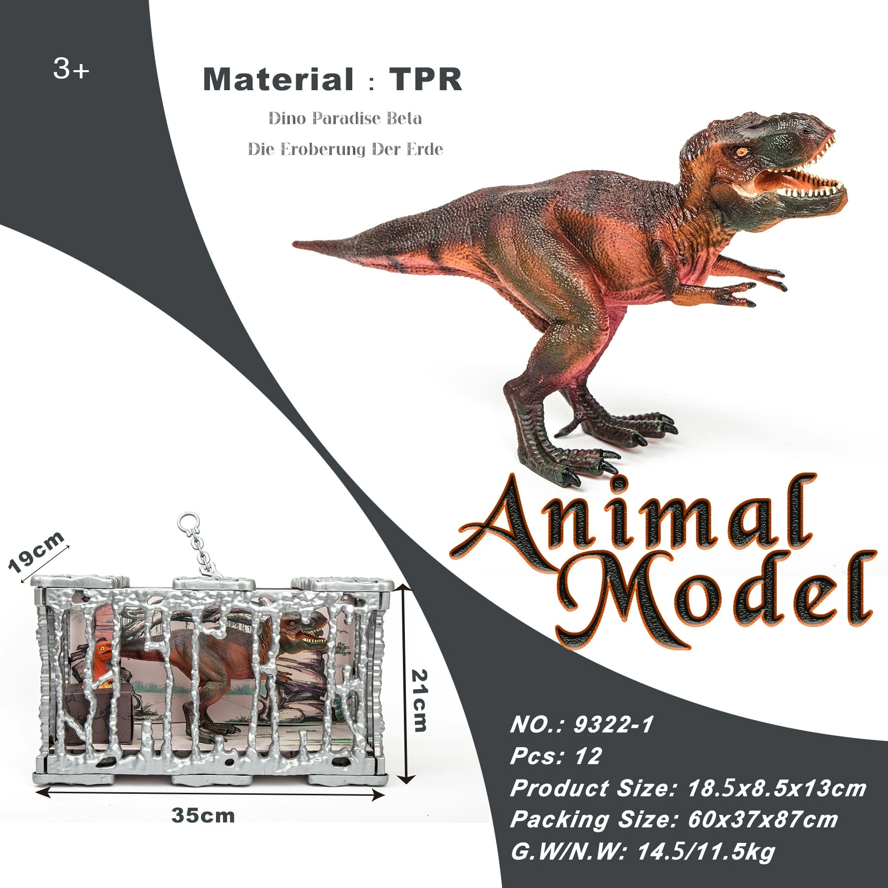 Tyrannosaurus and Dinosaur Egg