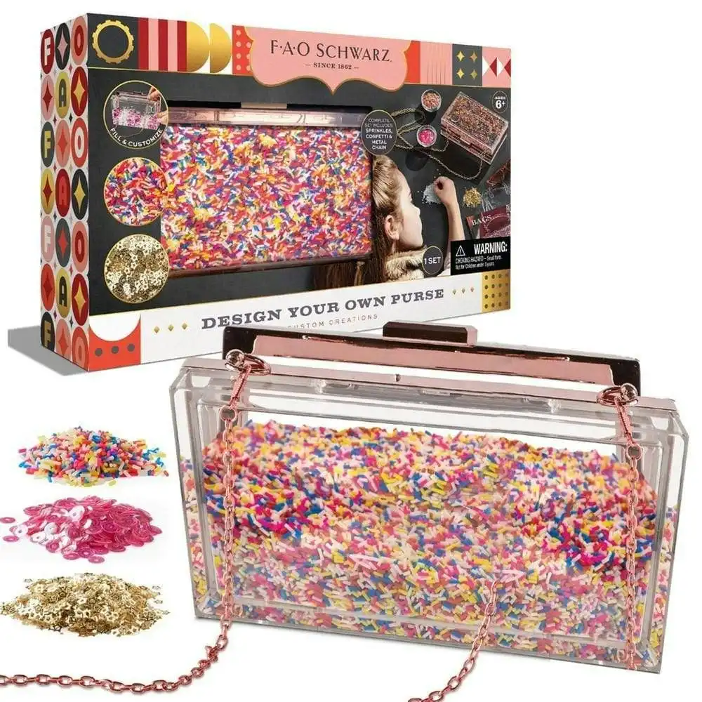 FAO Schwarz Girls DIY Purse Kit