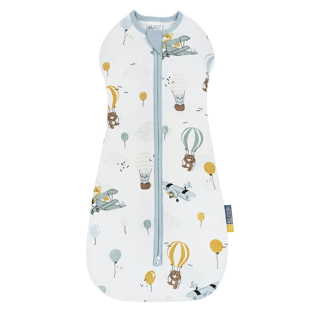 Living Textiles | Smart Sleep Zip Up Swaddle 0-3mths 0.2TOG - Up Up & Away