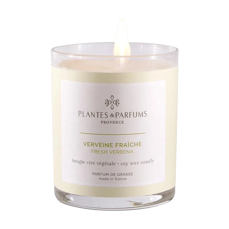 Plantes & Parfums | 180g Handcrafted Perfumed Candle - Fresh Verbena